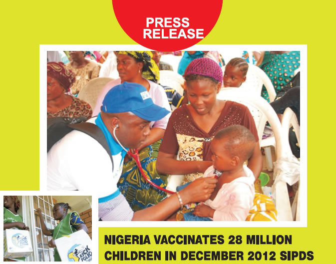 Nigeria Vaccinates 28 million children in 2012